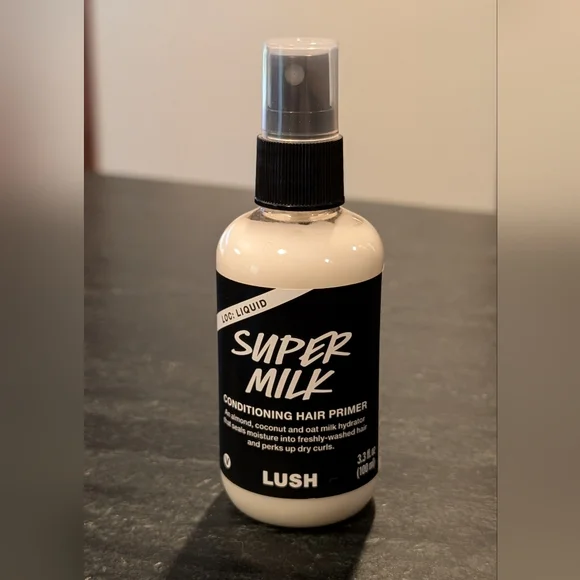 Lush Super Milk Conditioning Hair Primer 3.3 oz Bottle - Picture 2 of 6